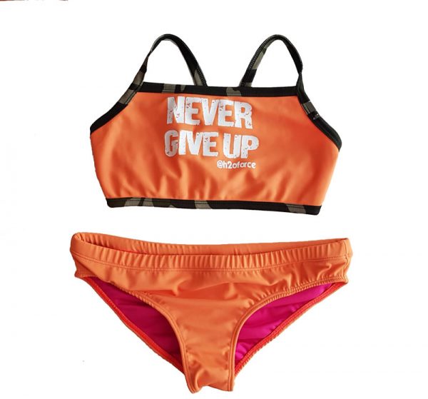 Natación Bikini BW2 Aro para mujeres naranja